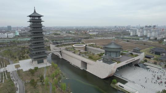 江苏扬州大运河博物馆航拍