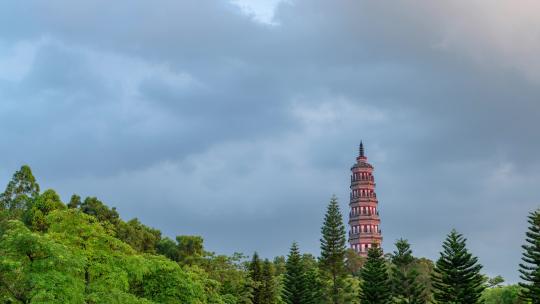 【正版素材】顺德顺峰山公园青云塔