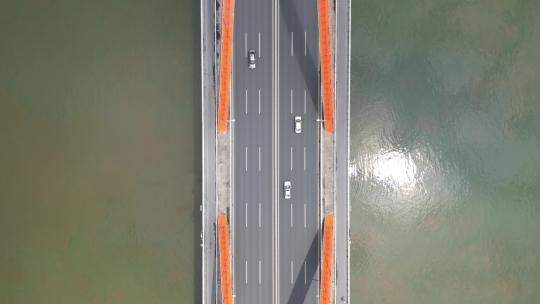 长沙福元路大桥航拍镜头视频素材模板下载