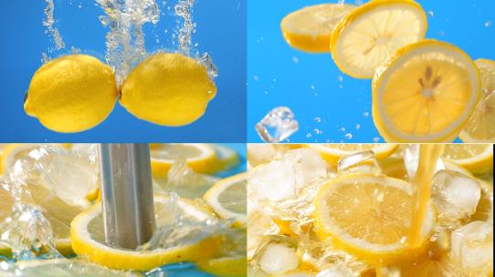 柠檬茶柠檬水柠檬高清在线视频素材下载