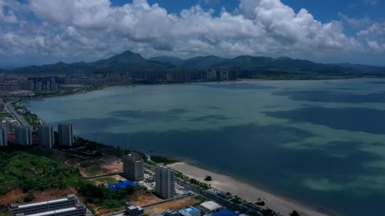 1080-汕尾海边城市延时风景