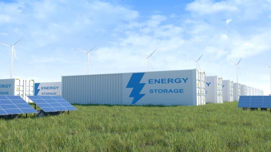 新能源储能系统风力太阳能发电AE视频素材教程下载