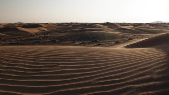 沙漠大风流沙特写视频素材模板下载