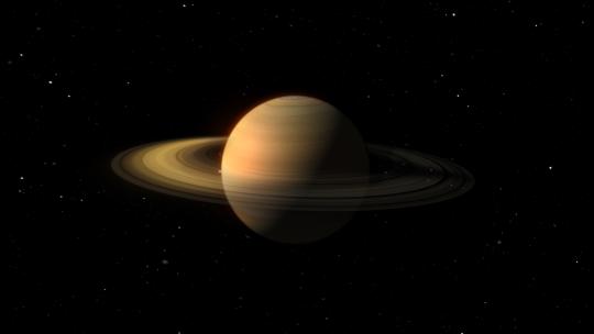 4K超清太阳系八大行星土星AE工程