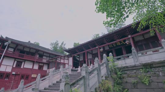 冲相寺寺庙古建筑空镜