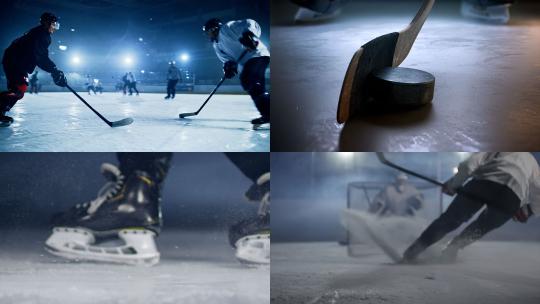 【合集】冰球体育竞技视频素材模板下载
