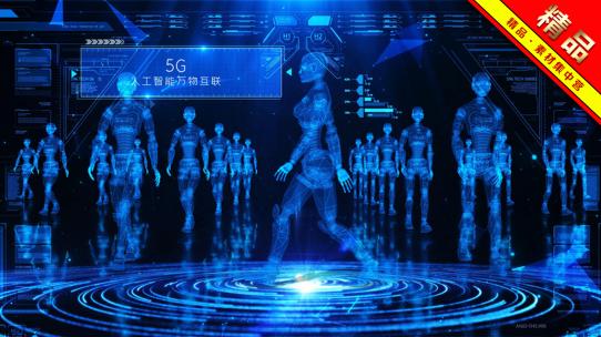 精品 · 4K未来科技智能机器人片头AE模板