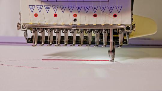 缝纫机加工缝制