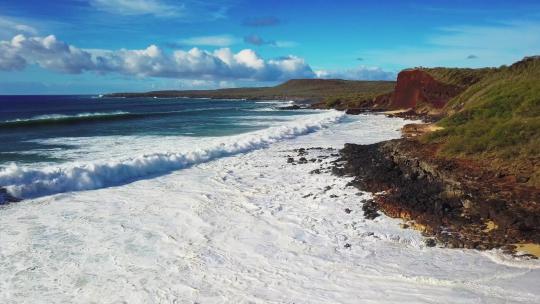 海浪海波浪海岸海洋