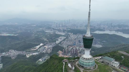 深圳标建筑宣传片 深圳梧桐山 电视塔