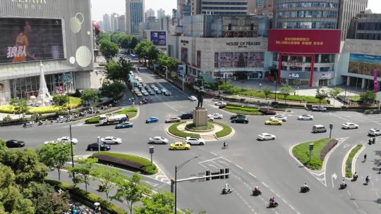 m138 南京德基航拍新街口