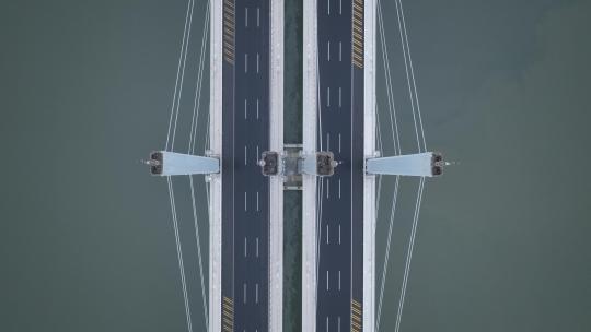 胶州湾大桥俯拍