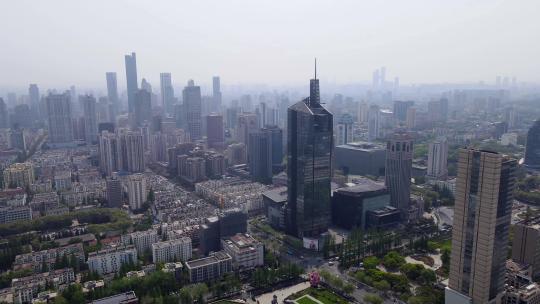 4k 航拍南京城市景观视频素材模板下载