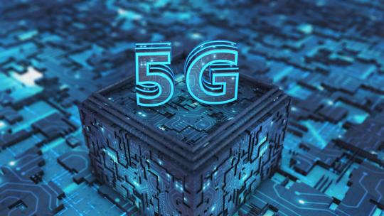大气5G通信技术未来高科技芯片电路主板