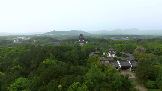 4K航拍宁乡花明楼景区