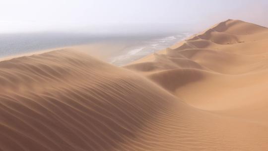 撒哈拉沙漠无人区荒漠黄昏荒凉戈壁视频素材模板下载