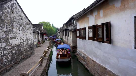 4k 乌镇江南水乡风光风景