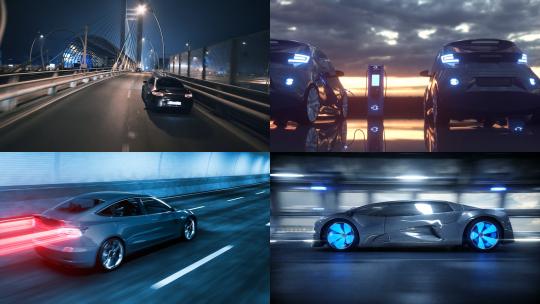 【合集】路上行驶的汽车新能源汽车