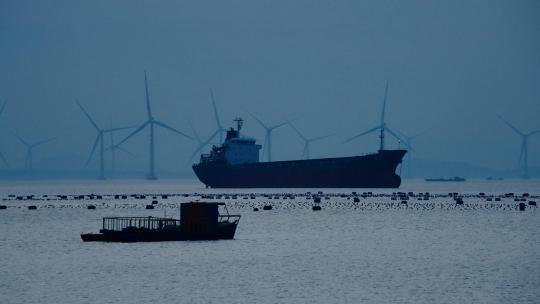 平潭海边风车