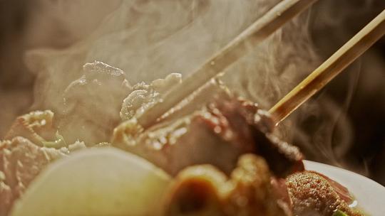 高清实拍农村做饭做腊肉视频素材模板下载