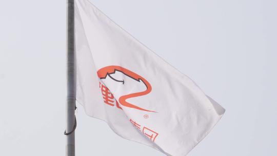 阿里巴巴旗帜视频素材模板下载