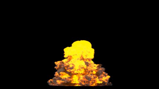4k地面上爆炸后浓烟火光光效-alpha (4)
