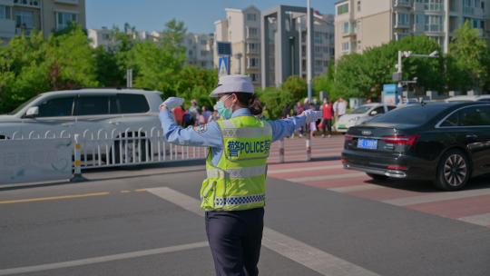 城市交通交警指挥