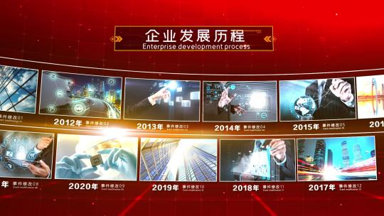 红色公司企业发展历程时间轴