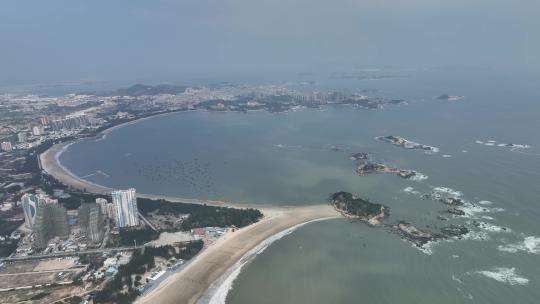 原创 福建漳州东山岛南门湾海岸线航拍风光