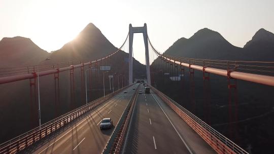 贵州省·安顺市·关岭·县·坝陵河大桥24视频素材模板下载