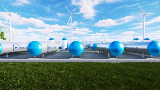 氢能 加氢站 新能源汽车 新能源 绿色环保视频素材模板下载