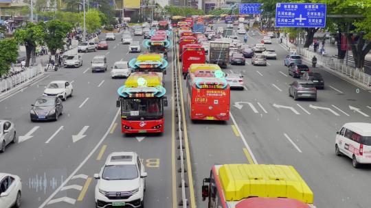 广州5G智能公交车BRT