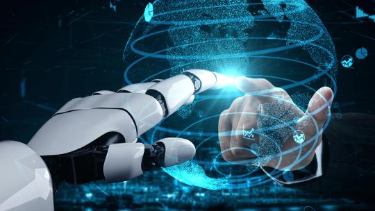 人工智能ai科技手指