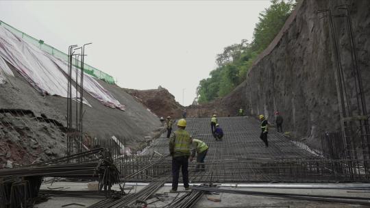 城市建设工地施工延时摄影