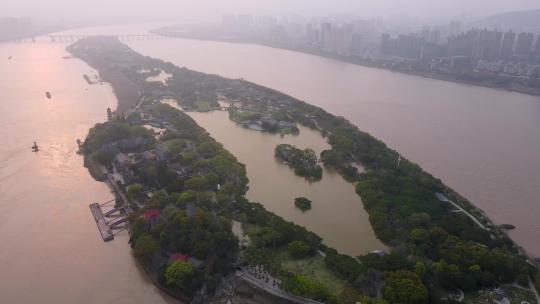 4k 航拍温州城市风貌