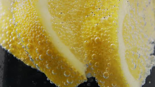 【高清】气泡水柠檬产品实拍商业产品