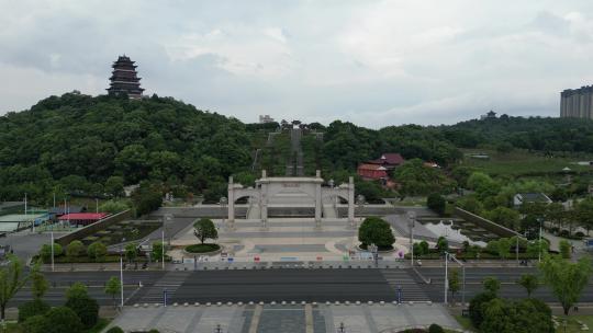 航拍江西九江南山公园4A景区