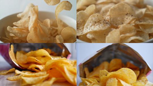 【合集】美味膨化薯片视频素材模板下载
