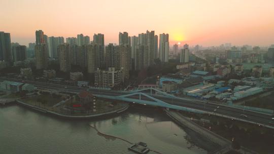 上海滨江航拍