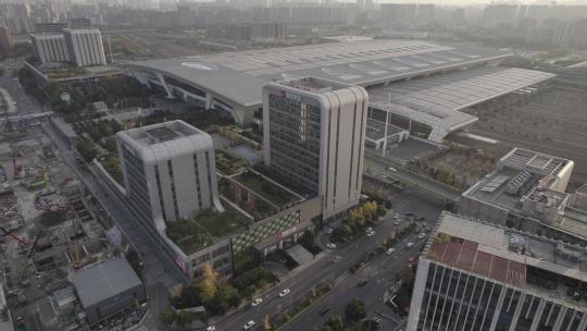 航拍杭州顾家大厦 Dlog未调色