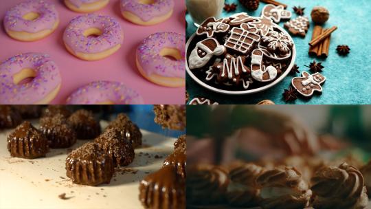 【合集】甜品美食视频素材模板下载