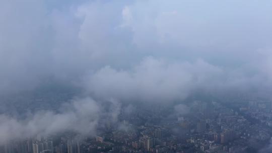 珠海地标建筑上空云世界二一