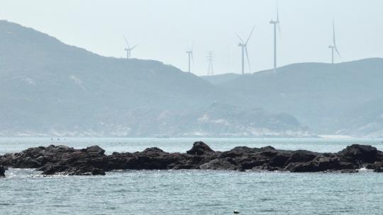 平潭大练岛月举湾风车田