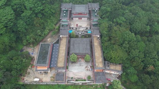 航拍惠州罗浮山延庆寺