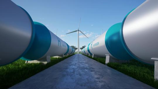 氢燃料电池 氢燃动力 氢能源海上涡轮风机