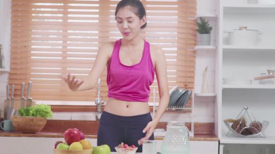 居家女性美好生活减脂餐4K