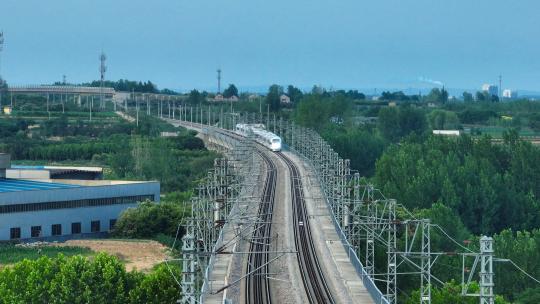 中国高铁 动车列车 和谐号 复兴号动车高清在线视频素材下载