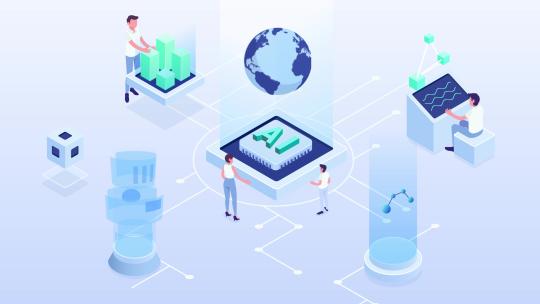 大数据模型AI 2.5d动画