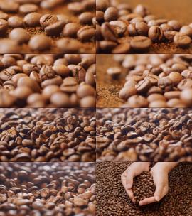 咖啡粉撒落高清在线视频素材下载