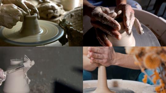 【合集】制作中的陶瓷陶艺传统文化
